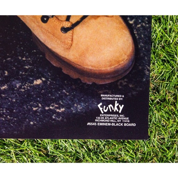 Slim Shady EMINEM 2000 Jail Poster Black Board Funky #6545 RARE Vintage Y2K NOS - Picture 6 of 8